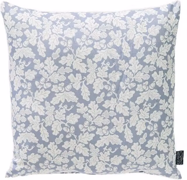 Ascalon Design Ltd Square Scatter Pad in Multicolour Blue and Brown, W: 45 cm, H: 45 cm