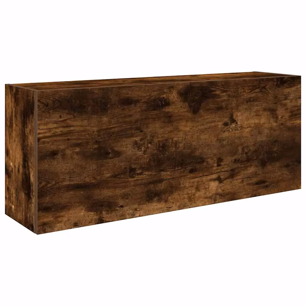 Berkfield Home Smoked Oak Bathroom Wall Cabinet, Brown, W/D/H: 100 x 25 x 40 cm – 2