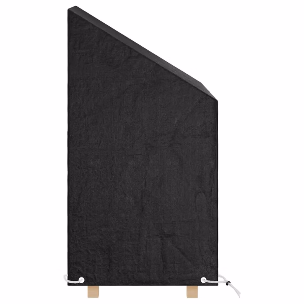 Berkfield Home Water Repellent Garden Armchair Cover with 8 Eyelets, Black, W/D/H: 65 x 65 x 80/120 cm – 3