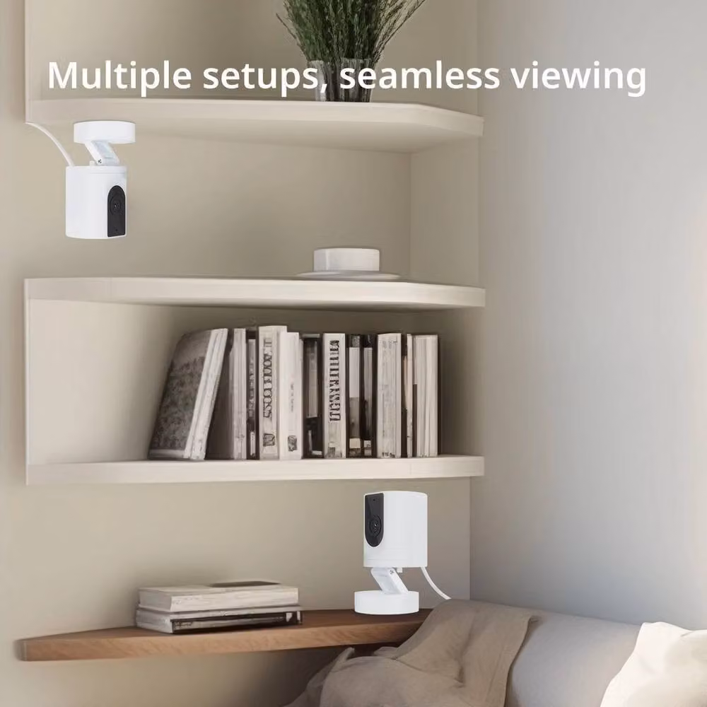 SPETLEK 1080P Indoor WiFi Security Camera, White – 3