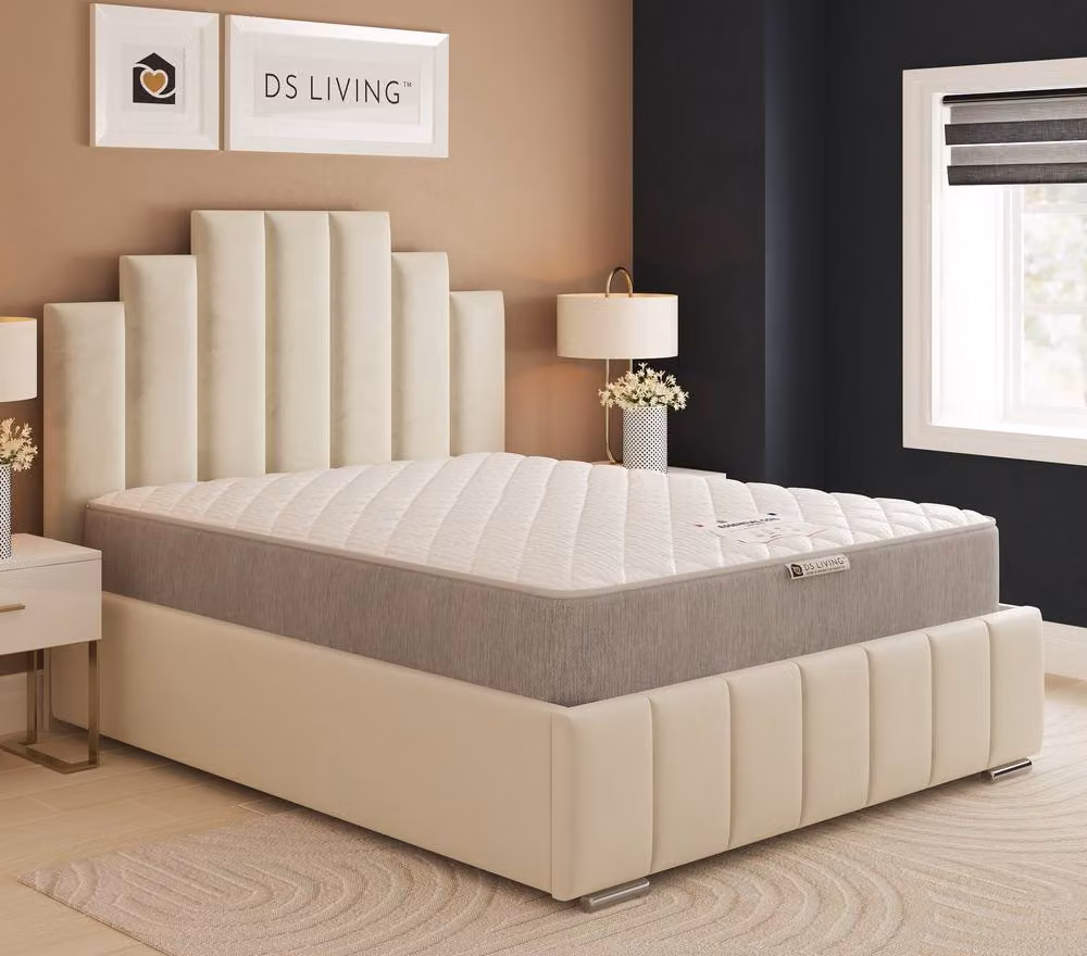 DS Living EasyRest Small Single Medium Soft Bonell Spring Essentials Mattress in Grey – 4