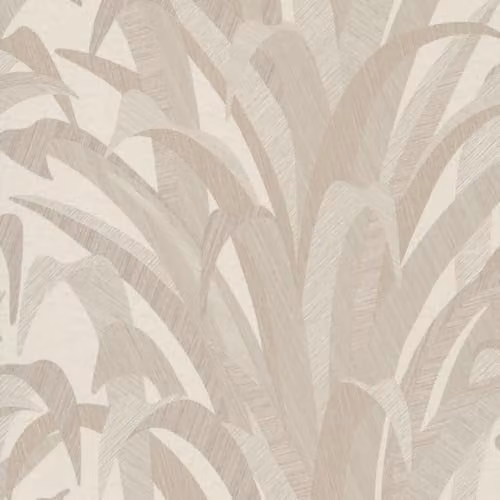 Grandeco Boutique Olivine Grass Leaves Embossed Botanical Wallpaper in Green, Gold and Beige