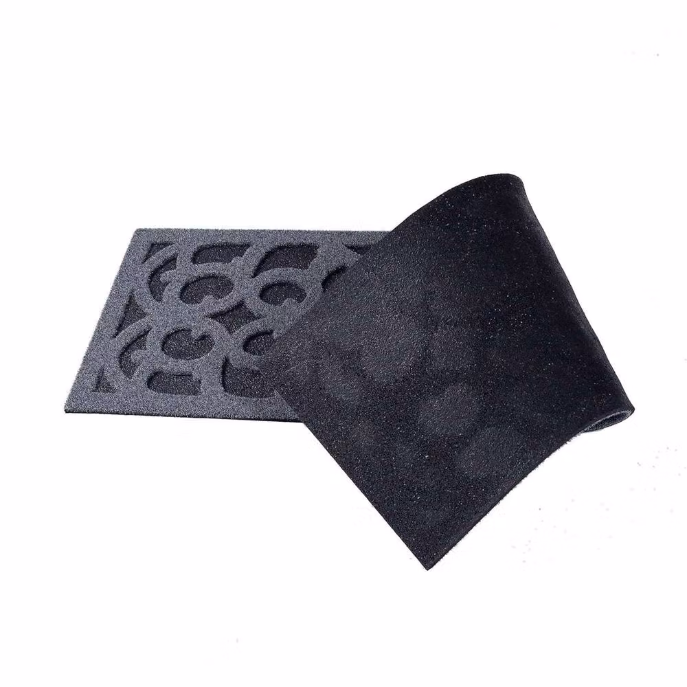 Nicoman Heavy Duty Outdoor Rubber Doormat in Grey, W/D/H: 60 x 40 x 1 cm – 3
