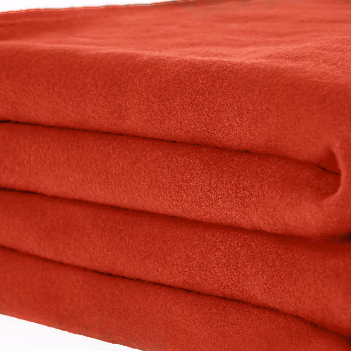 OHS Wholesale 10 Pack Plain Red Fleece Sofa Throw Blankets, W/D/H: 120 x 150 cm – 3