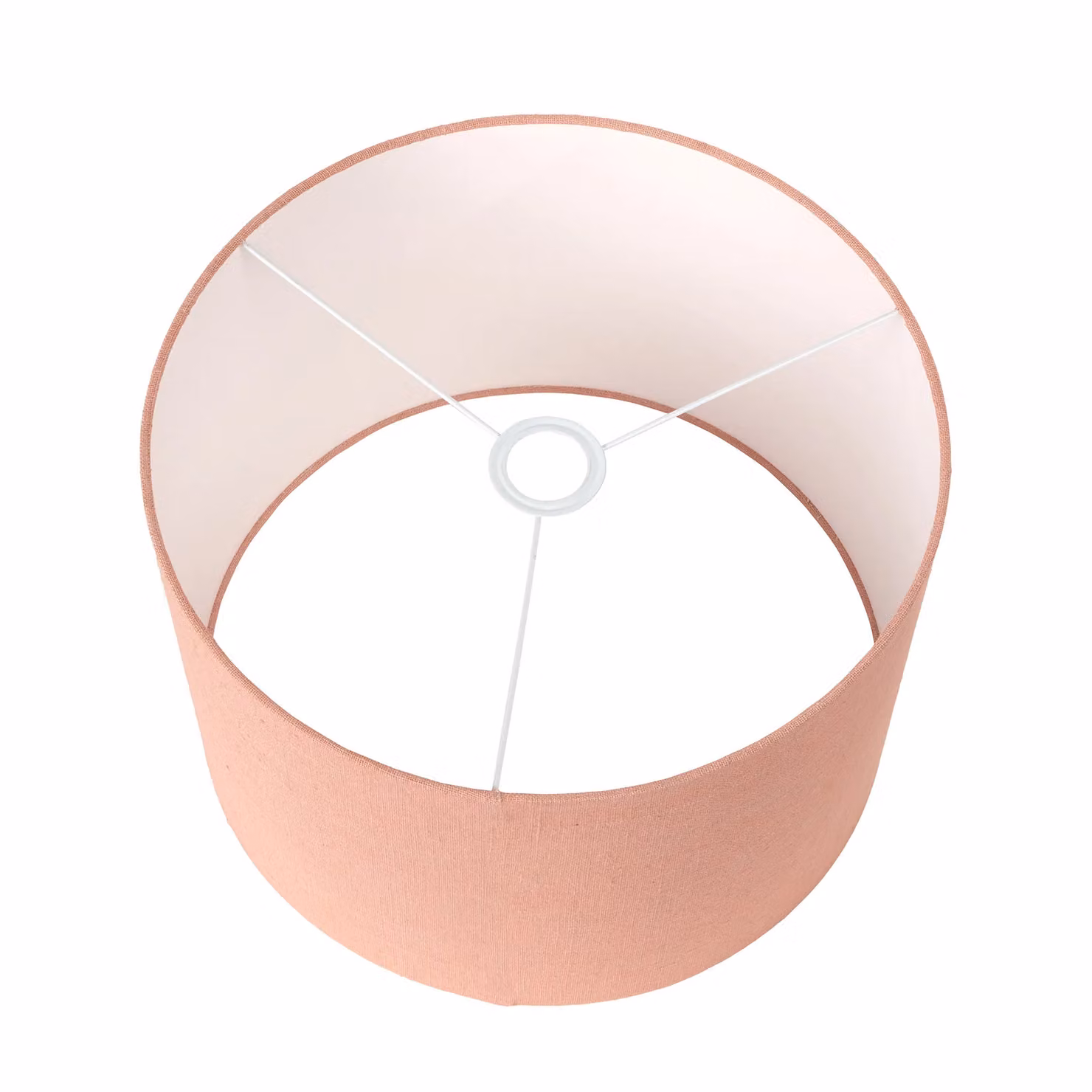 Ruma Pink Linen Cylinder Floor Lamp Shade, Diameter: 45.72 cm – 2