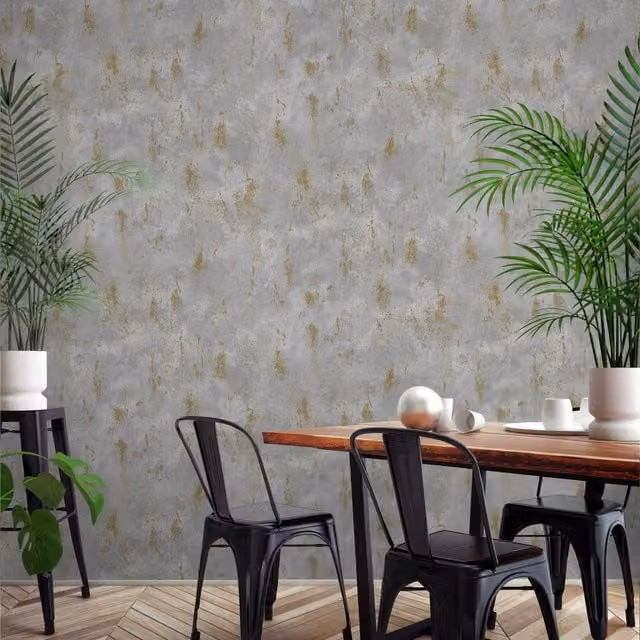 Grandeco Paul Moneypenny Urban Texture Wallpaper in Grey