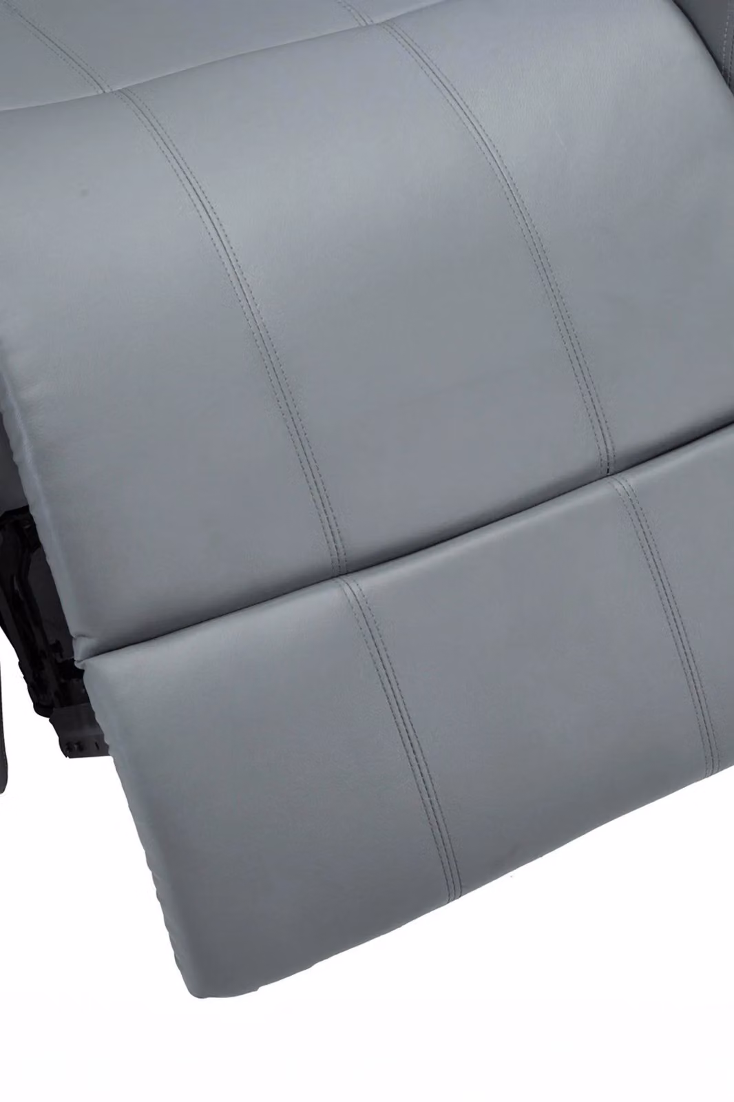 More4Homes Denver Manual Recliner Armchair in Grey Bonded Leather – 3