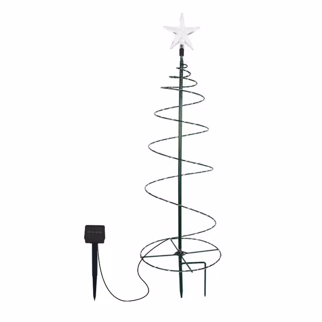 Leaper Solar LED Christmas Tree Outdoor Garden Decoration Lights in Multicolour with Dusk Sensor and IP65 Waterproof Rating – 2