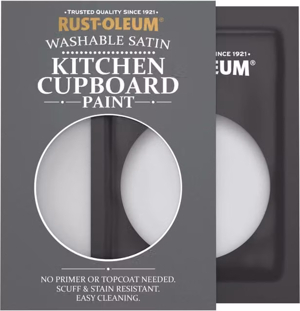 Rust-Oleum Kitchen Cupboard Satin Finish Tester Sachet in Lilac Rhapsody Purple, 10ml