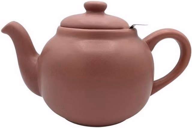 GM Garden and Home Terracotta Stoneware Teapot with Infuser, 1.5 l, W: 14.5 cm, D: 26 cm, H: 14.5 cm