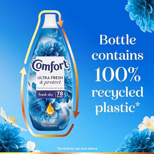 Comfort Ultra Fresh Fabric Conditioner Fresh Sky, 1.17 l, 78 Washes, Multicolour Blue – 2