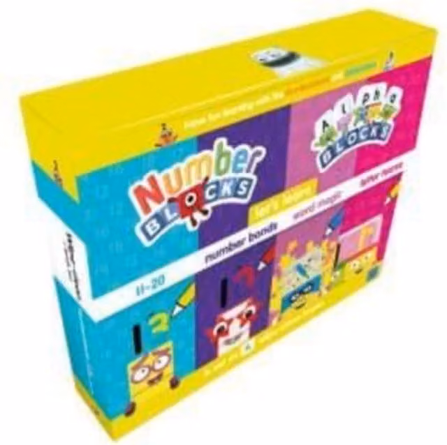 Sweet Cherry Publishing Numberblocks and Alphablocks Let's Learn Numbers and Letters Multicolour Paper Set