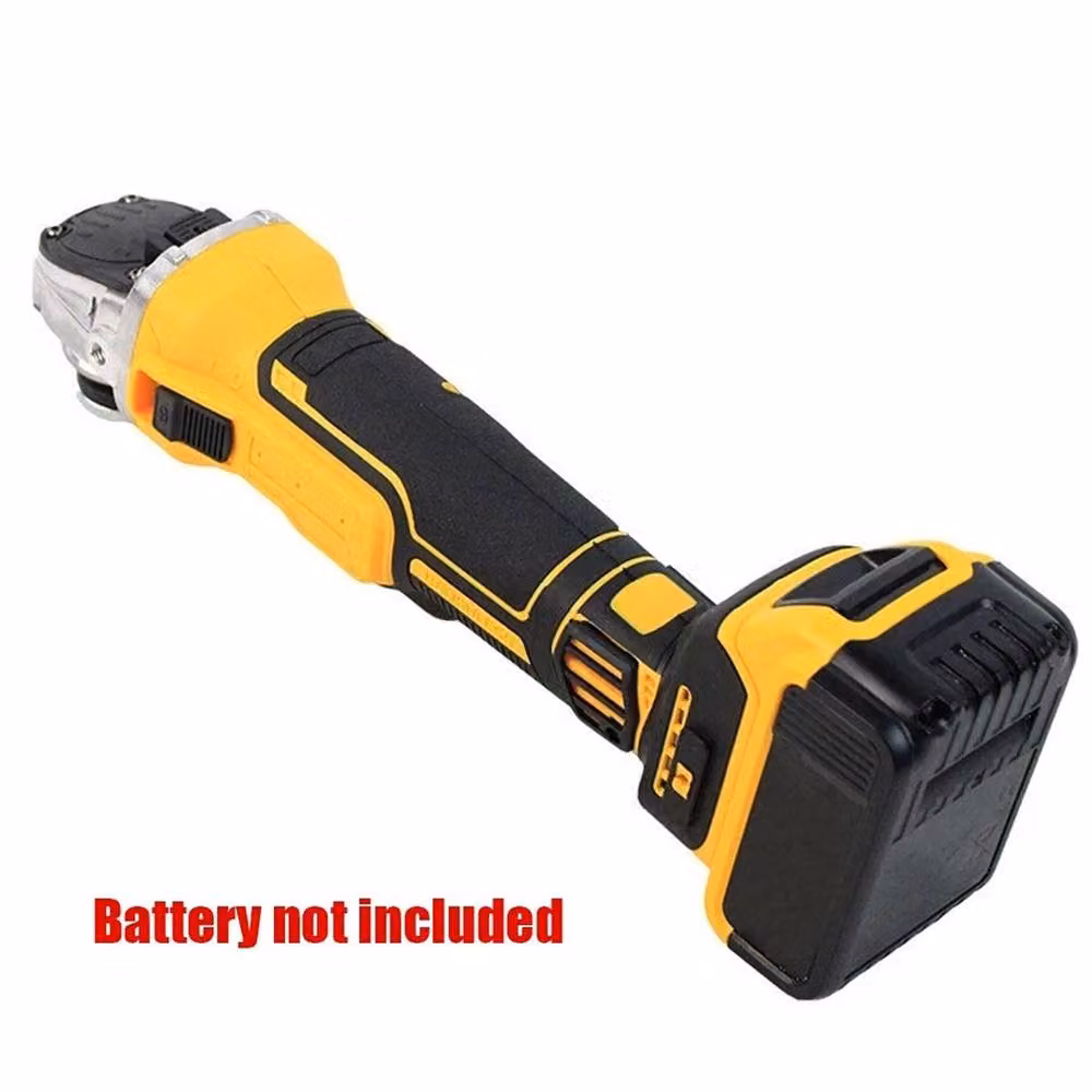 Nordara 125mm Brushless Cordless Angle Grinder in Yellow, Compatible with DeWalt Batteries – 2