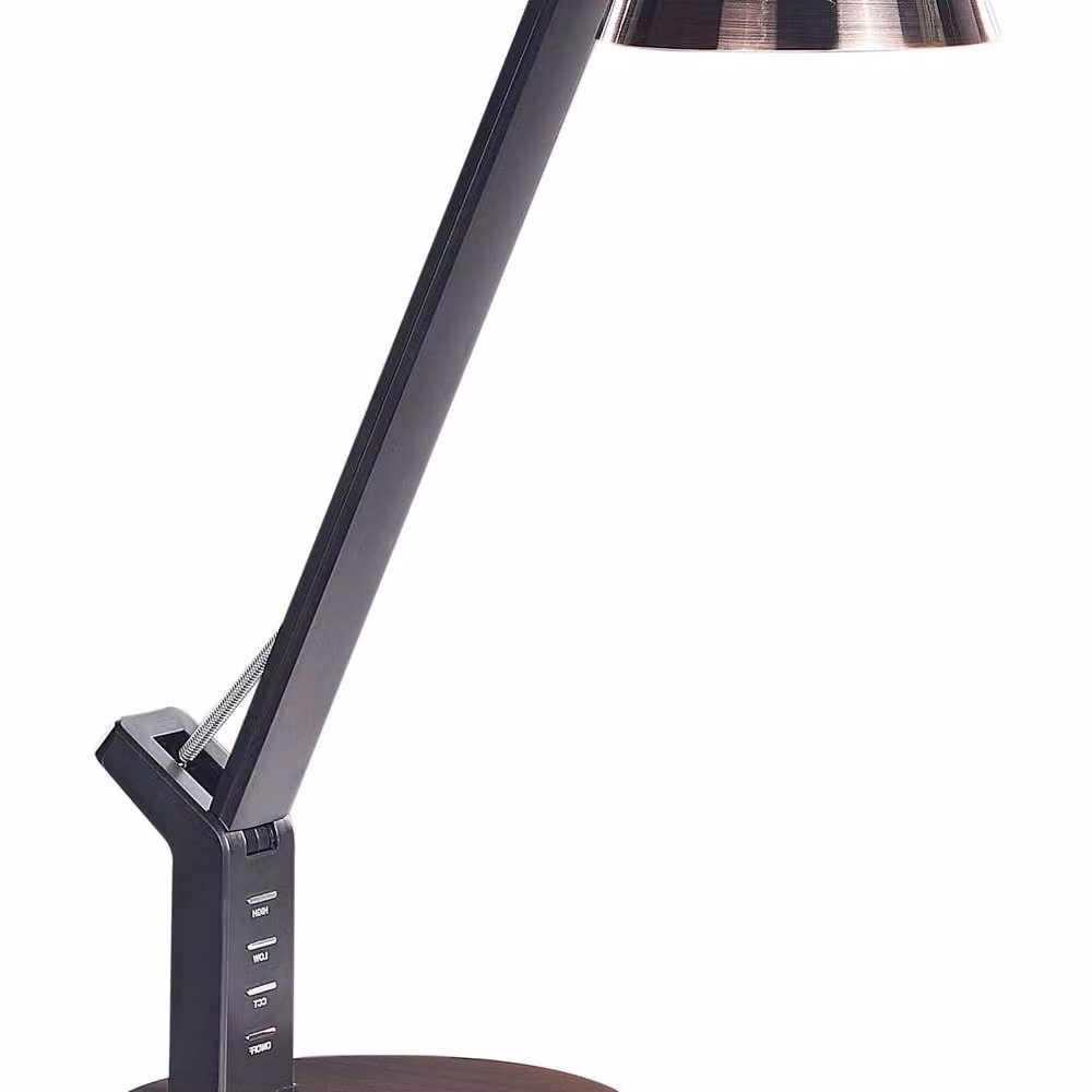 Wyld and Coco Copper LED Desk Lamp with Adjustable Arm, Touch Dimmer and USB Port – 2