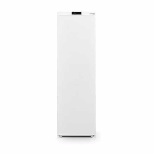Montpellier White Fully Integrated Tall Larder Fridge with 294L Capacity and E Energy Rating