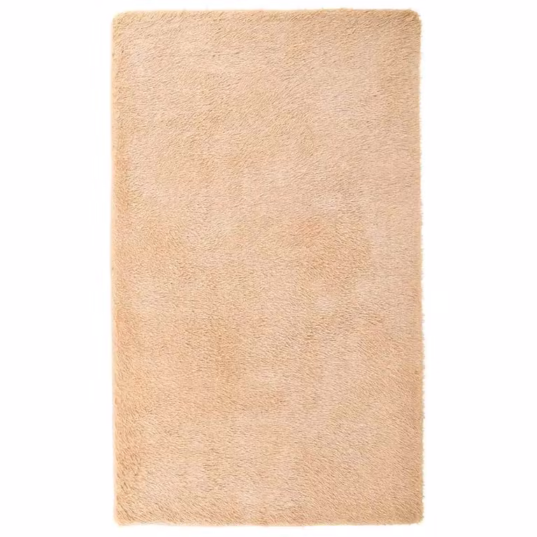 Berkfield Home NAVARRA Shaggy High Pile Rug, Beige, W: 60 cm x L: 100 cm