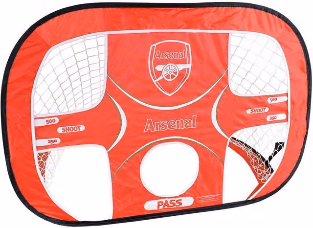 Arsenal FC Target Pop Up Football Goal - Red