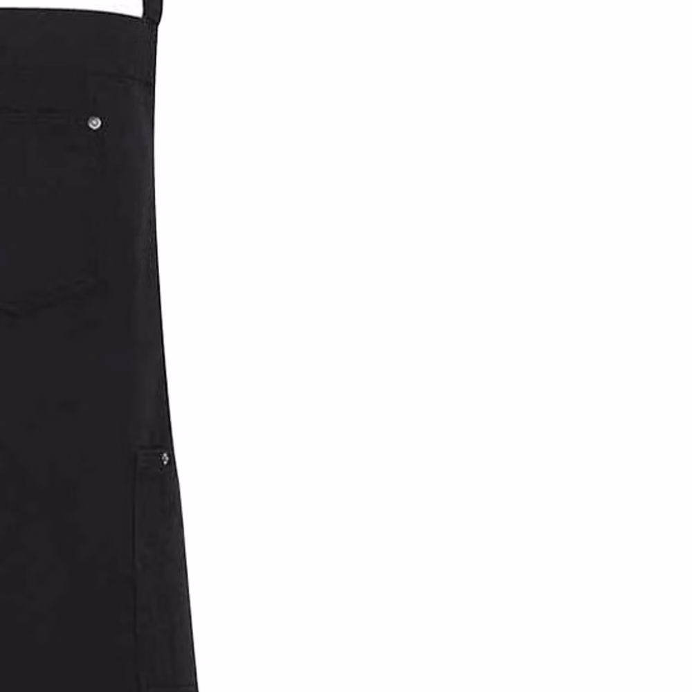 Premier Cotton Chino Bib Apron in Black – 2