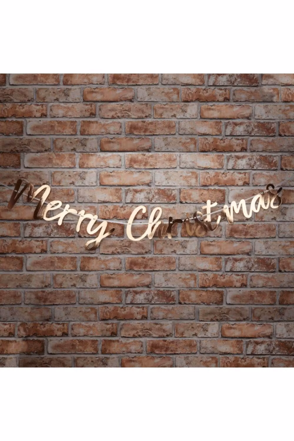 KDMD Dazzling Christmas Gold Text Bunting Pennant for Christmas Parties – 2
