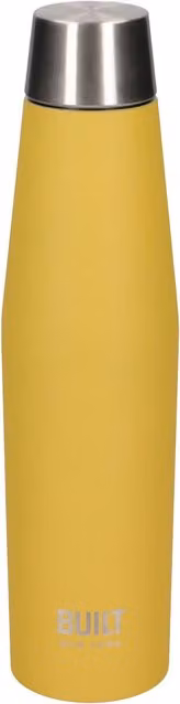 Built Vacuum Insulated Stainless Steel Leakproof Water Bottle, Yellow, 540 ml – 6