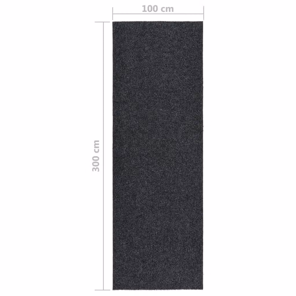 Berkfield Home Dirt Trapper Carpet Runner, Anthracite and Black, W: 100 cm, D: 300 cm – 2