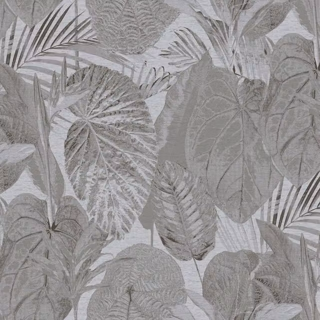 I Love Wallpaper Exotic Oasis Wallpaper Sample in Grey
