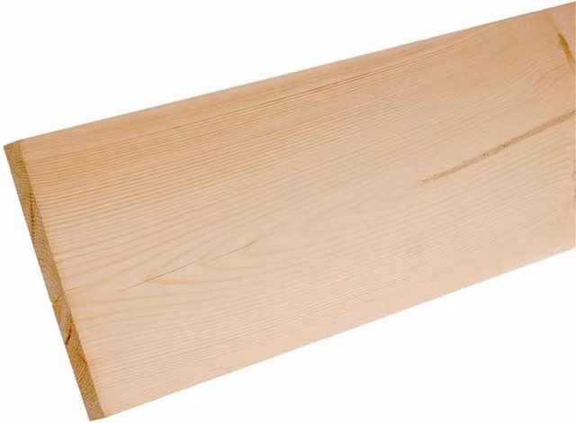 Snowdon Timber Products Ltd Planed Softwood Square Edge Timber, Natural, Pack of 8, W: 119 mm, H: 18 mm, L: 2.4 m