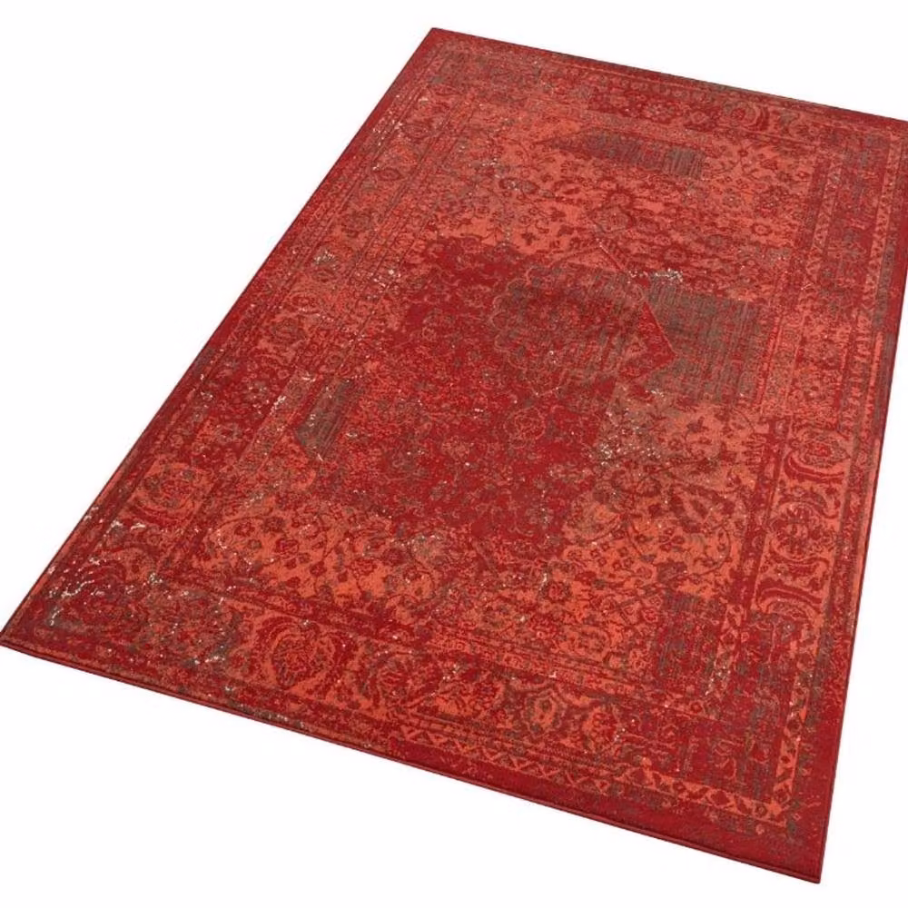 THE RUGS Velour Plume Red Vintage Area Rug, W: 160 cm, L: 230 cm – 3