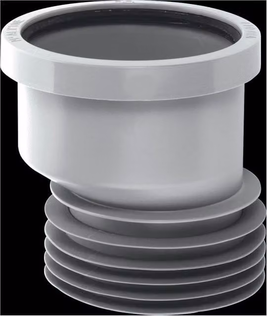 McAlpine Grey Plastic 110mm Offset Drain Connector Bend