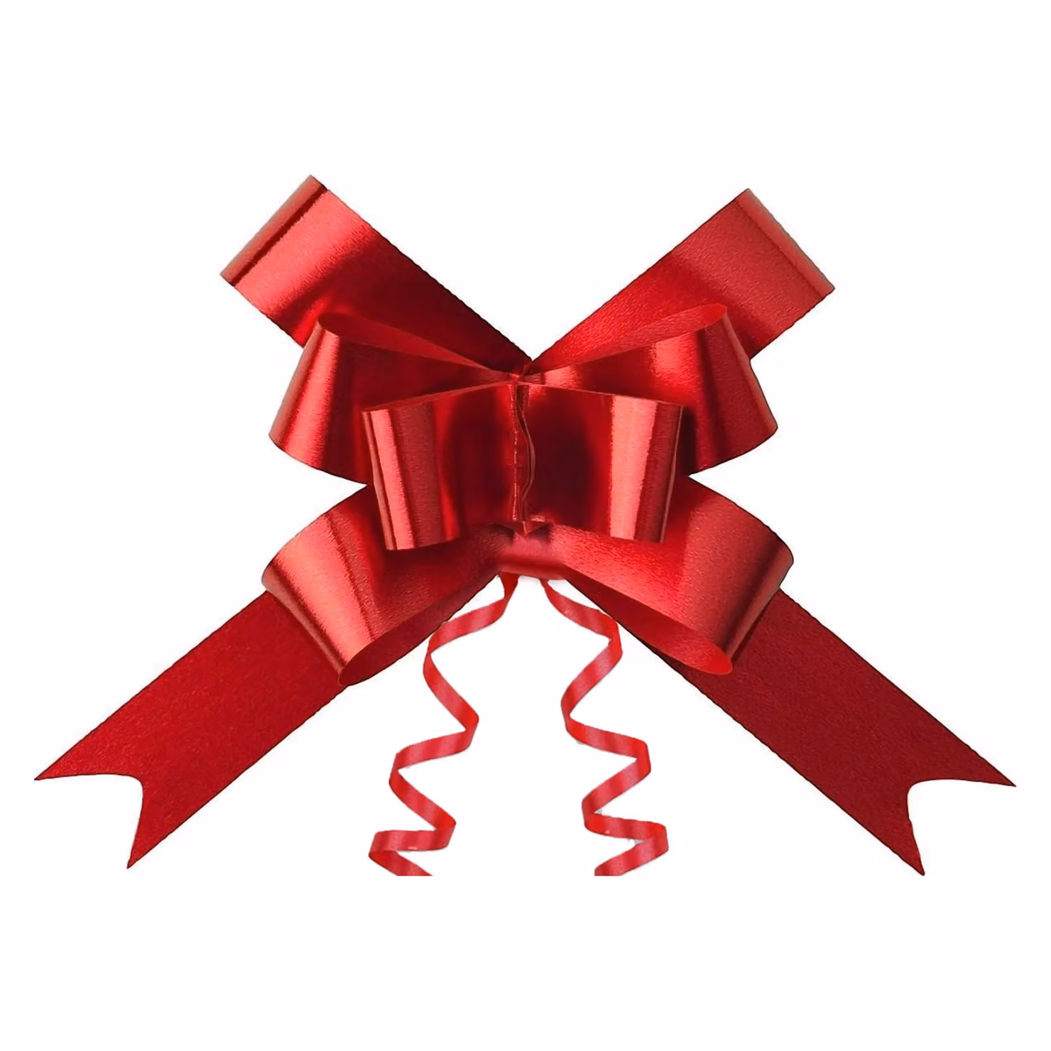 Shatchi Red Pull Bows, 60 Pack, 3 cm Width – 10