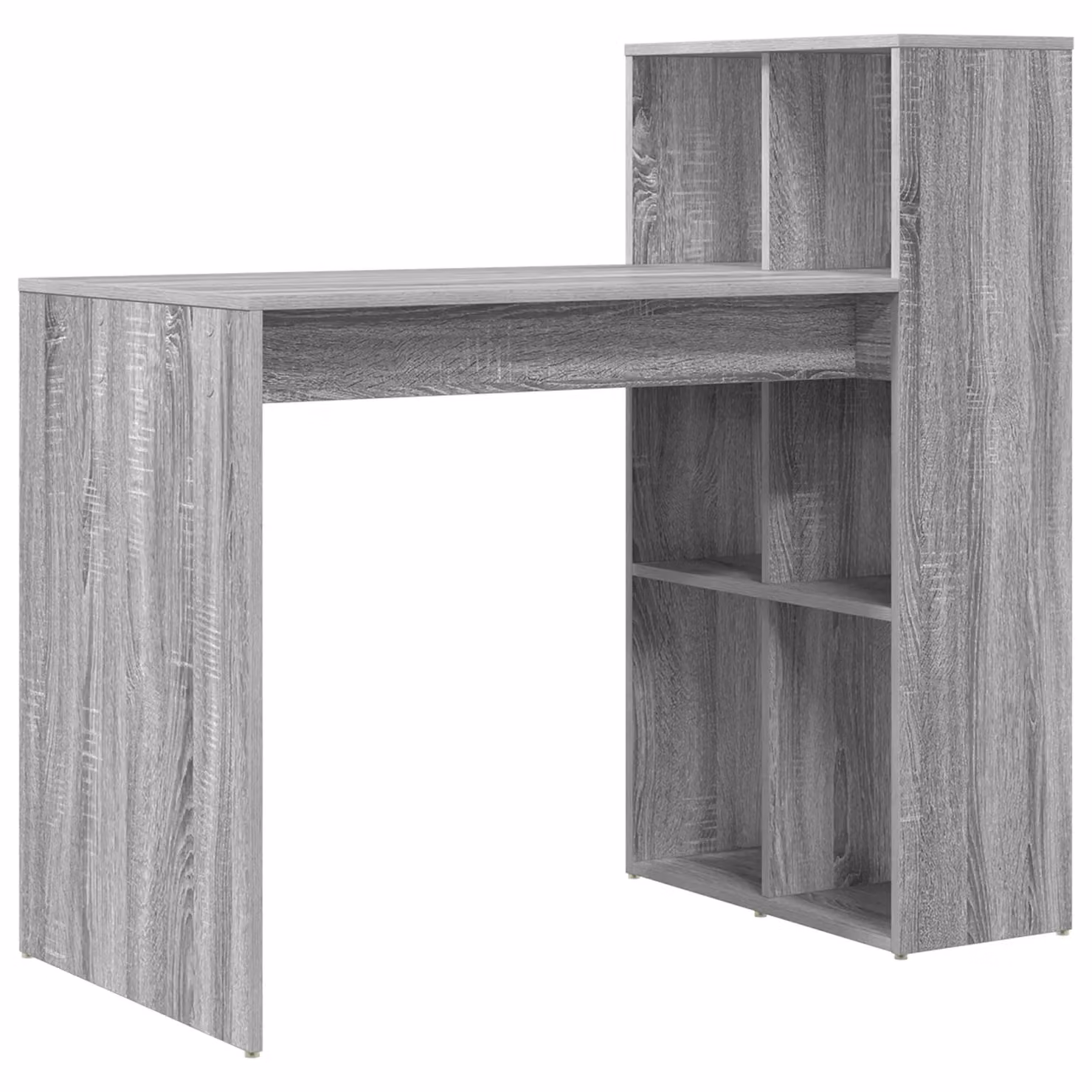 Berkfield Home Modern Writing Desk in Grey Sonoma Engineered Wood and Laminate – 2