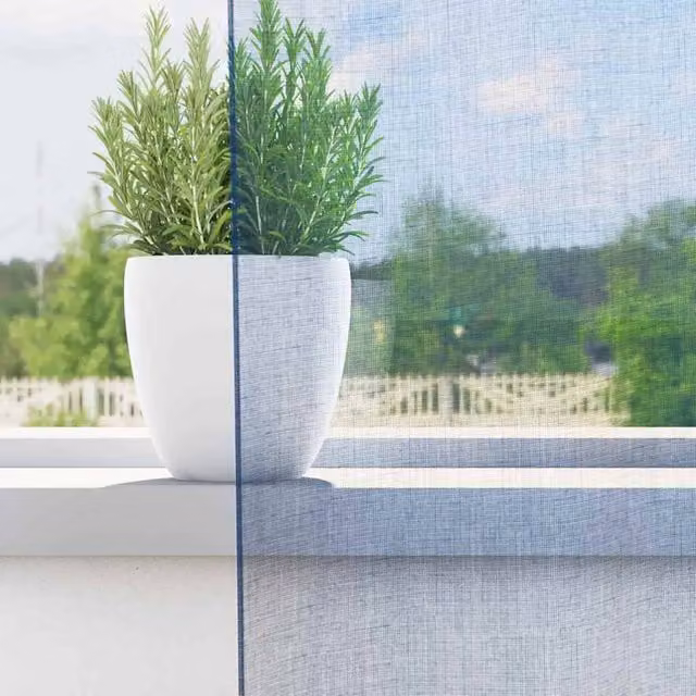 Berkfield Home Royal Blue Voile Fabric Panel Curtains with Eyelets, 2 Pack, W: 140 cm, H: 300 cm