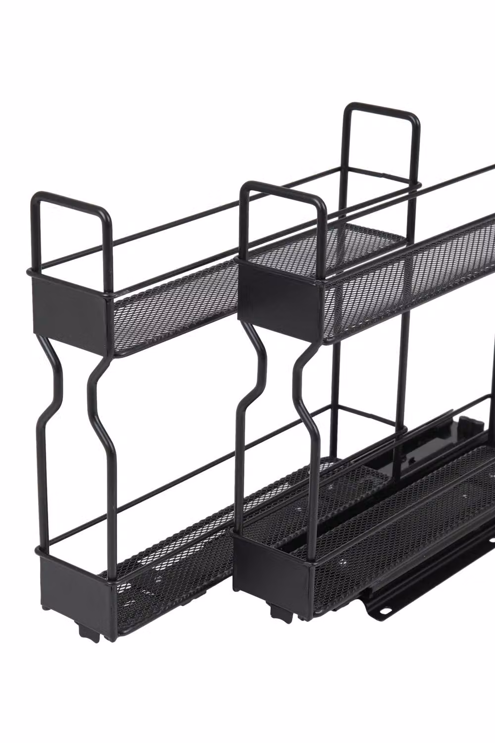 Garden Sanctuary Metal Slide-Out Spice Rack for Cabinets in Black – 5