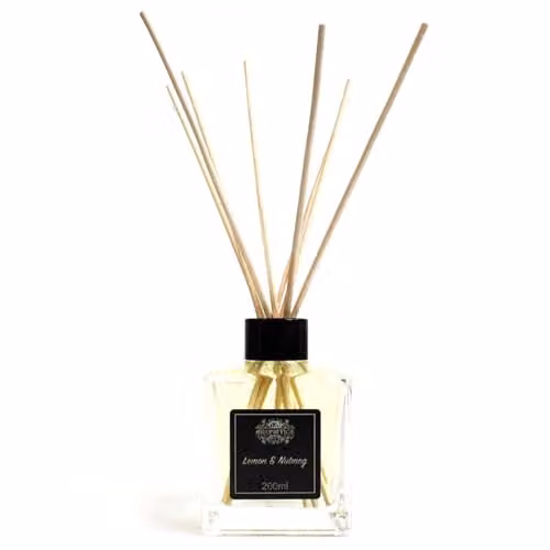 KDMD Lemon and Nutmeg Essential Oil Reed Diffuser, 200ml, Black – 2