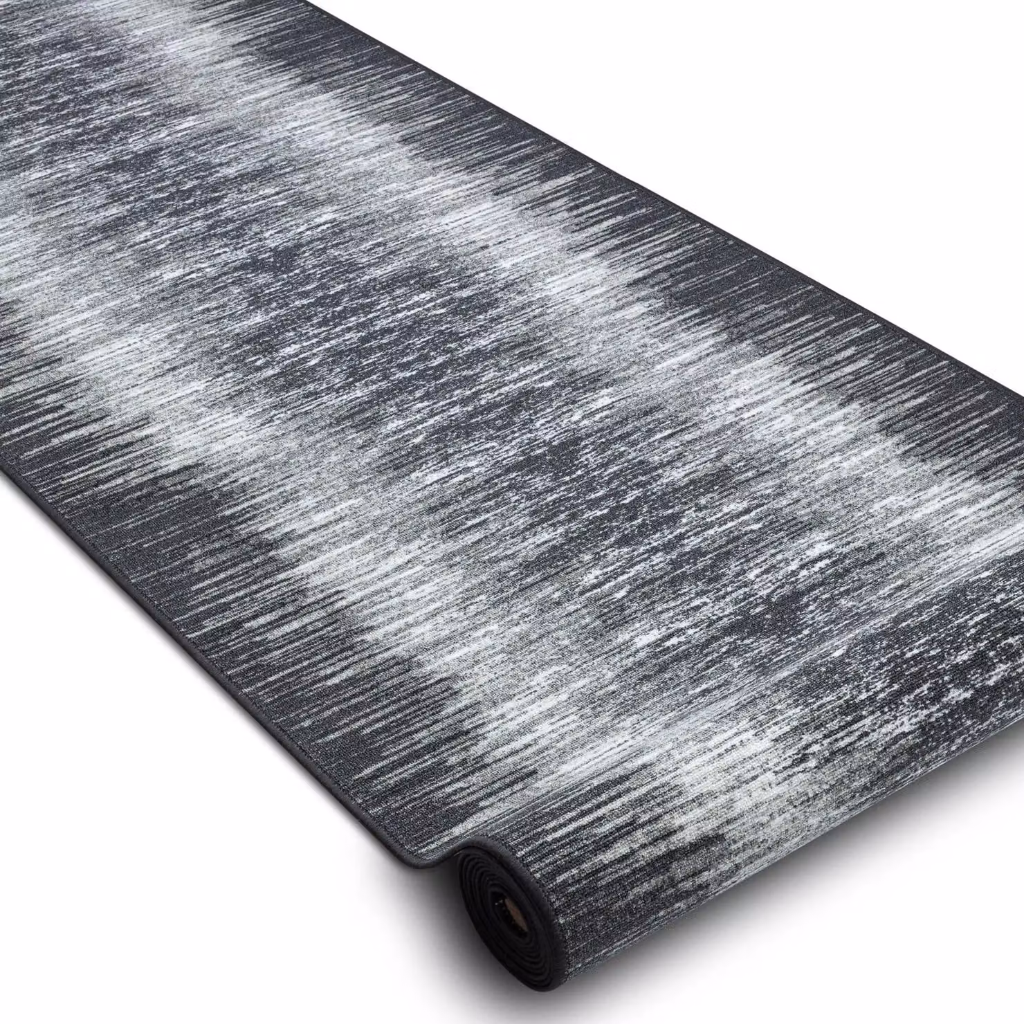 RugsX Toltec Anti-Slip Abstract Modern Runner in Grey, W: 100 cm, L: 360 cm – 2