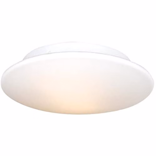 Netlighting Dubro Round Flush Ceiling Light White, Diameter: 40 cm