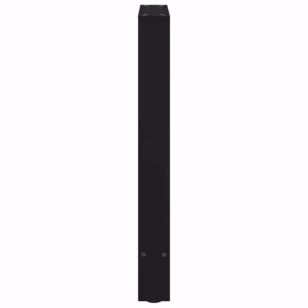 Berkfield Home Black Steel Coffee Table Legs, 2 Pieces, H: 72-73 cm x W: 50 cm – 4