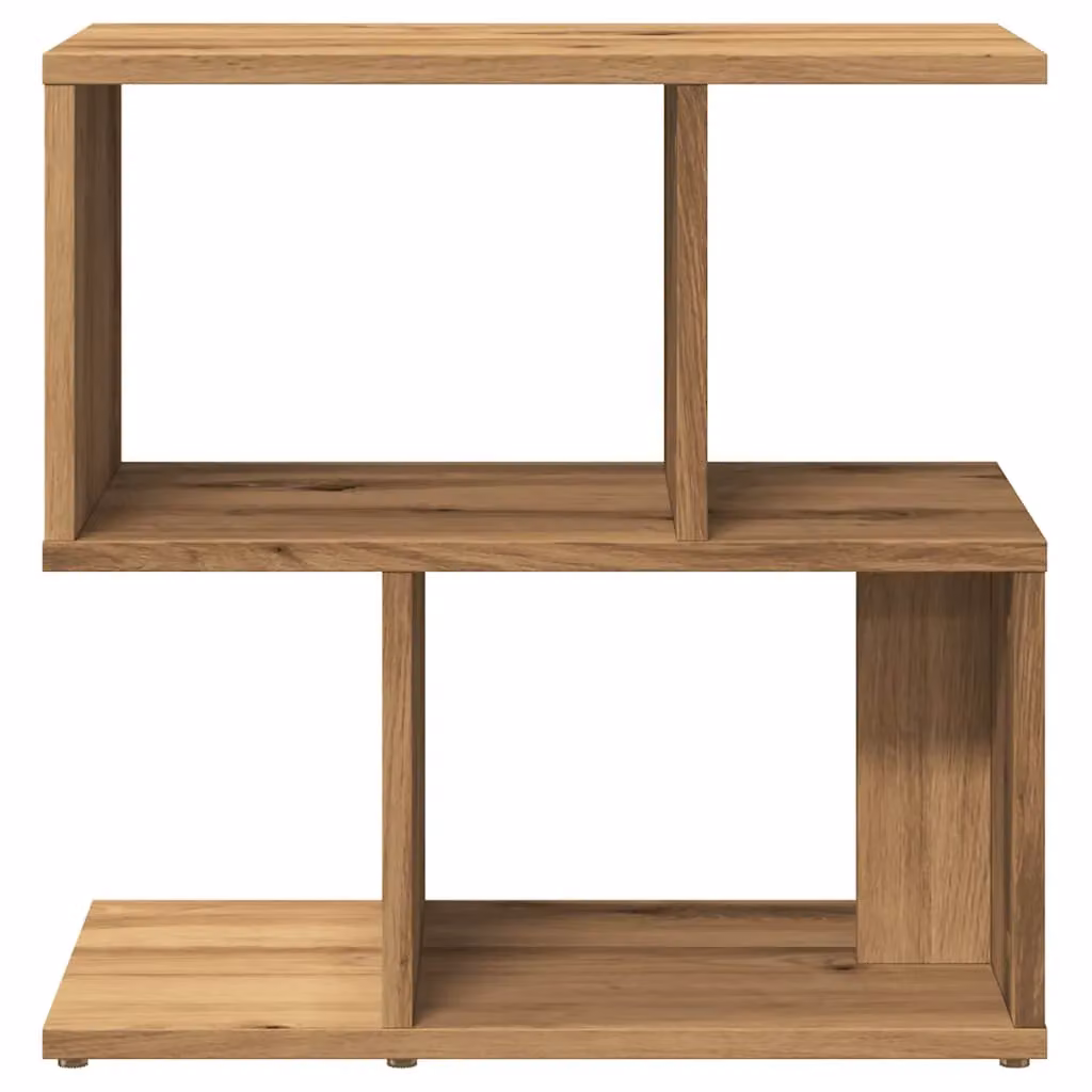 Berkfield Home Set of 2 Artisan Oak Bedside Cabinets, Brown Engineered Wood, W: 50 cm, D: 30 cm, H: 51.5 cm – 4