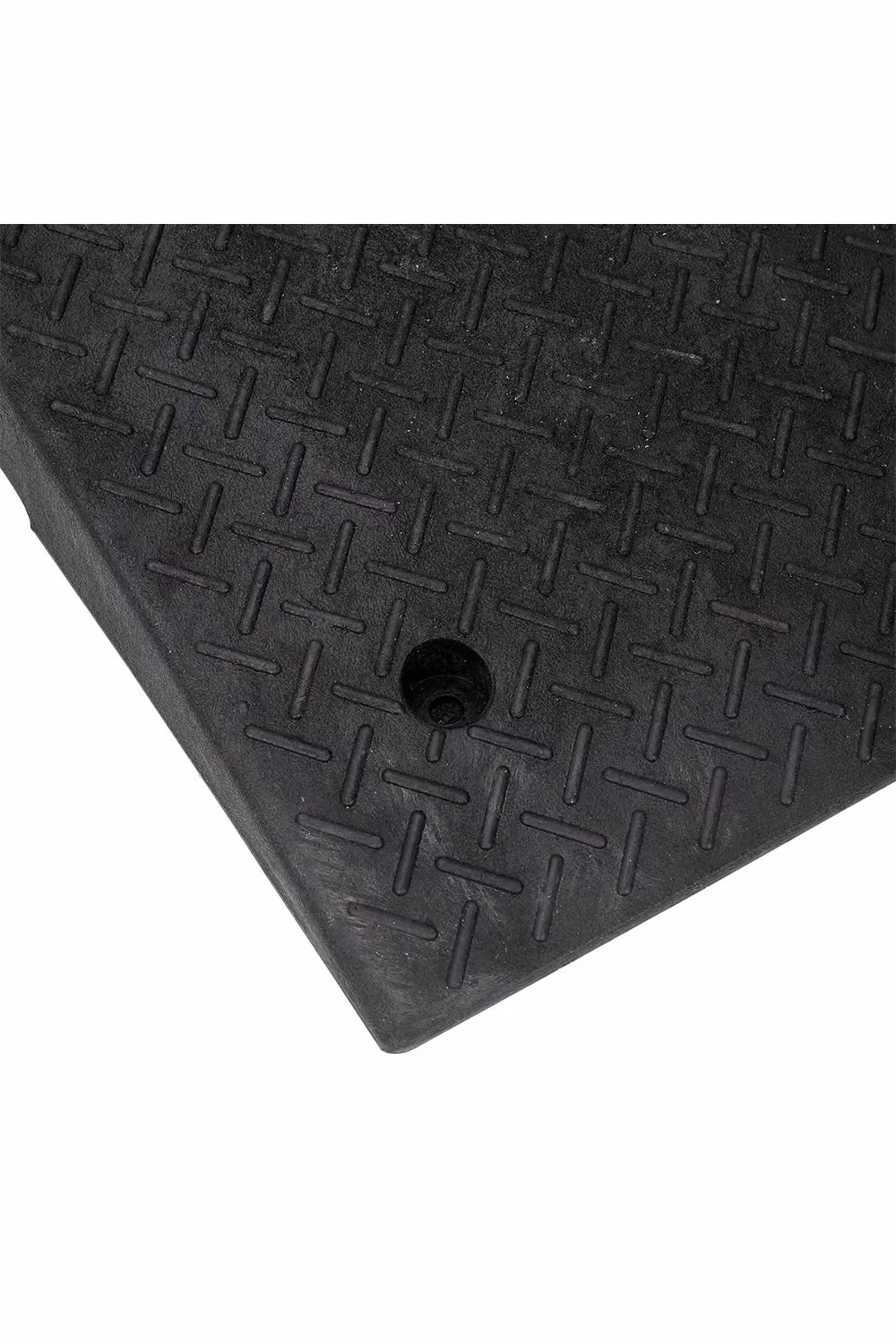 Living and Home Black Rubber Kerb Ramp, W/D/H: 50 x 50 x 12 cm – 4