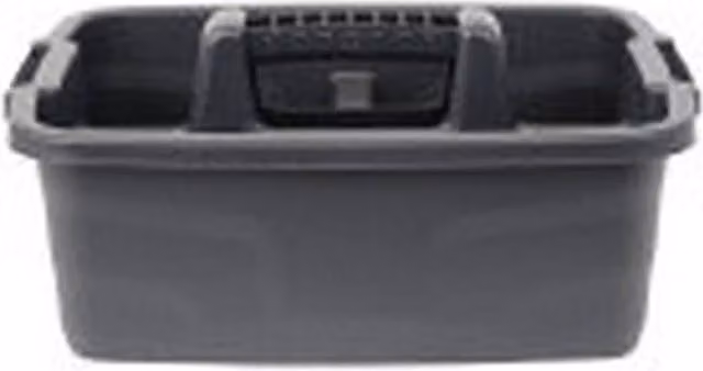 Strata Heavy Duty Plastic Cleaning Caddy in Black – 1