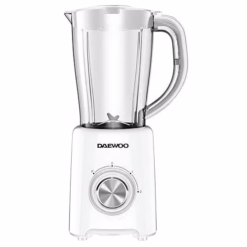 Daewoo White Jug Blender with Coffee Grinder Attachment, 1.5 l Capacity, 450W Power with Pulse Function – 1