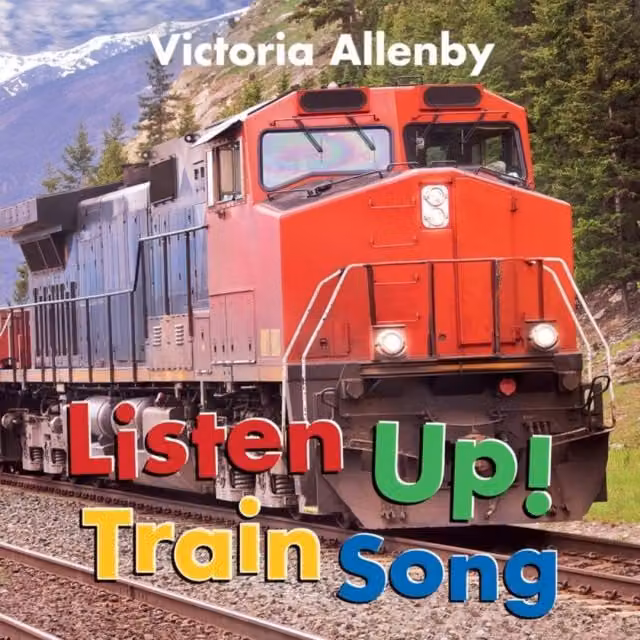 Listen Up Train Song Board Book by Victoria Allenby, Multicolour