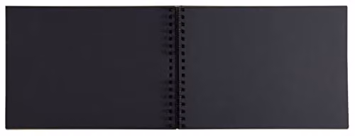 Exacompta SCRAP addict scrapbooking photo album with 70 black pages and 12 metallic ink markers – 3