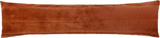 Empress Faux Fur Draught Excluder - Orange