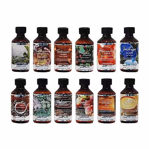 Simpa Assorted Diffuser Warming Oil Scents, Multicolour, 12 x 150ml – 2