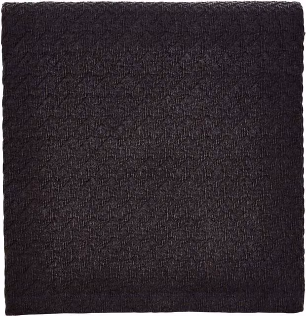 Ted Baker Diagonal T Matelasse Quilted Cotton Throw in Black