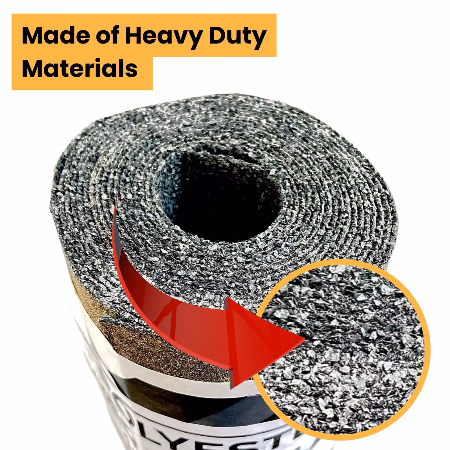 Novecrafto Heavy-Duty Black Polyester Shed Roofing Felt – 4