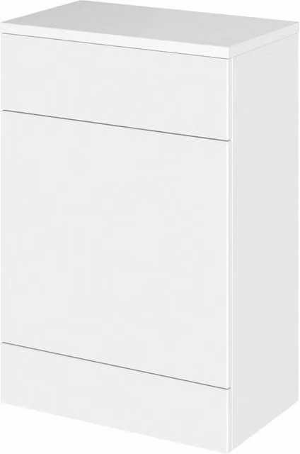 Balterley Alrewas Contemporary Floor Standing WC Unit, Gloss White, W: 60.0 cm, H: 88.2 cm