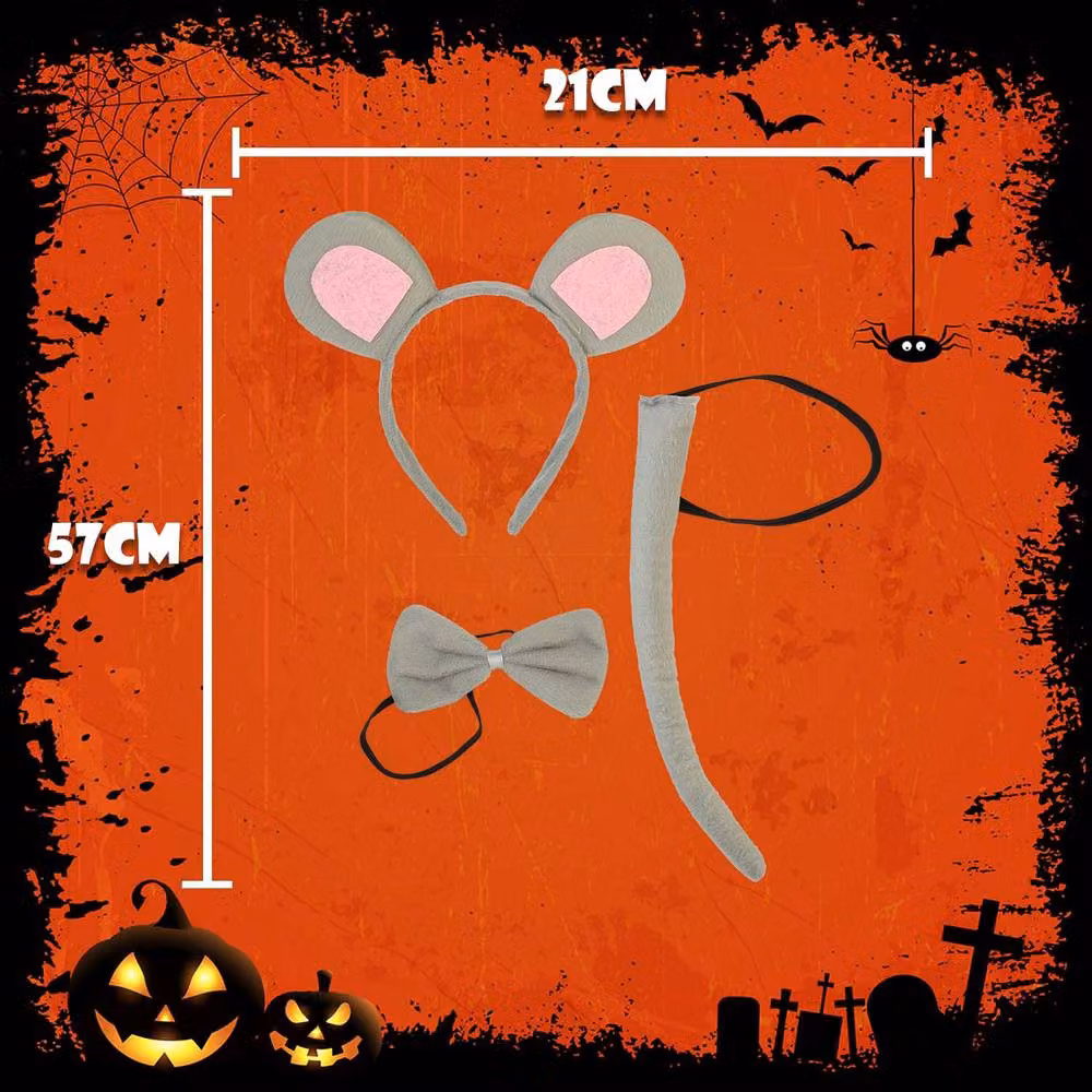 VFM e-Store Halloween Dress Up Set Party Accessories in Grey – 2