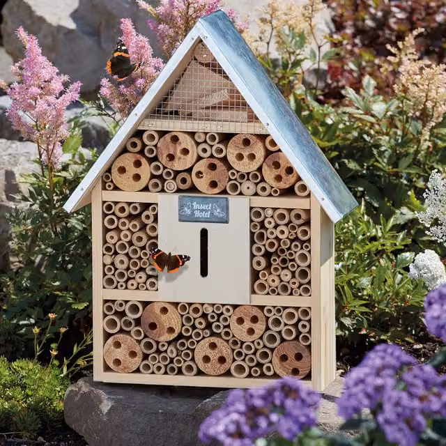Garden Life Wooden Insect Hotel in Brown